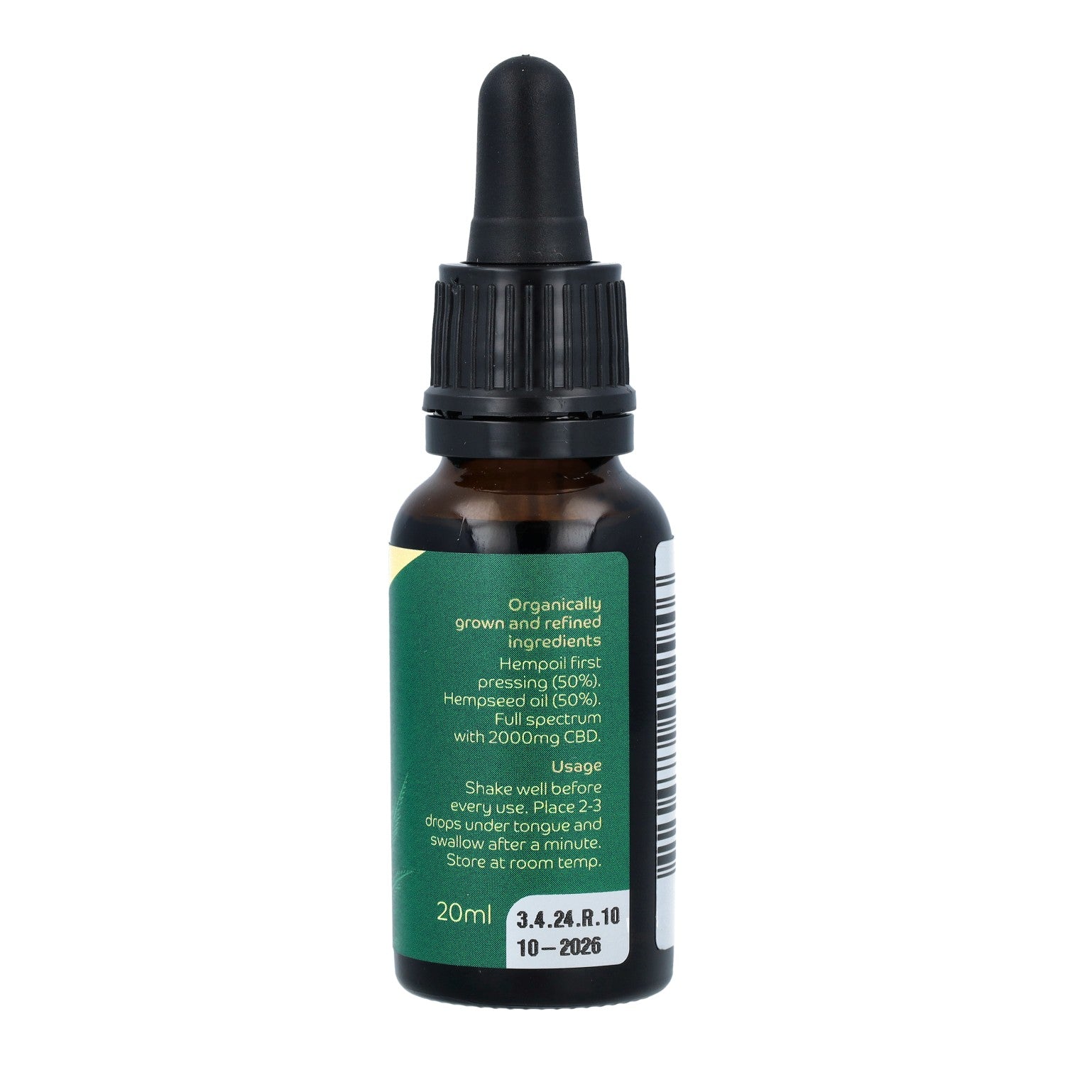 Dr. Green CBD Oil: 10% 20ML - Premium Quality for Your Well-Being
