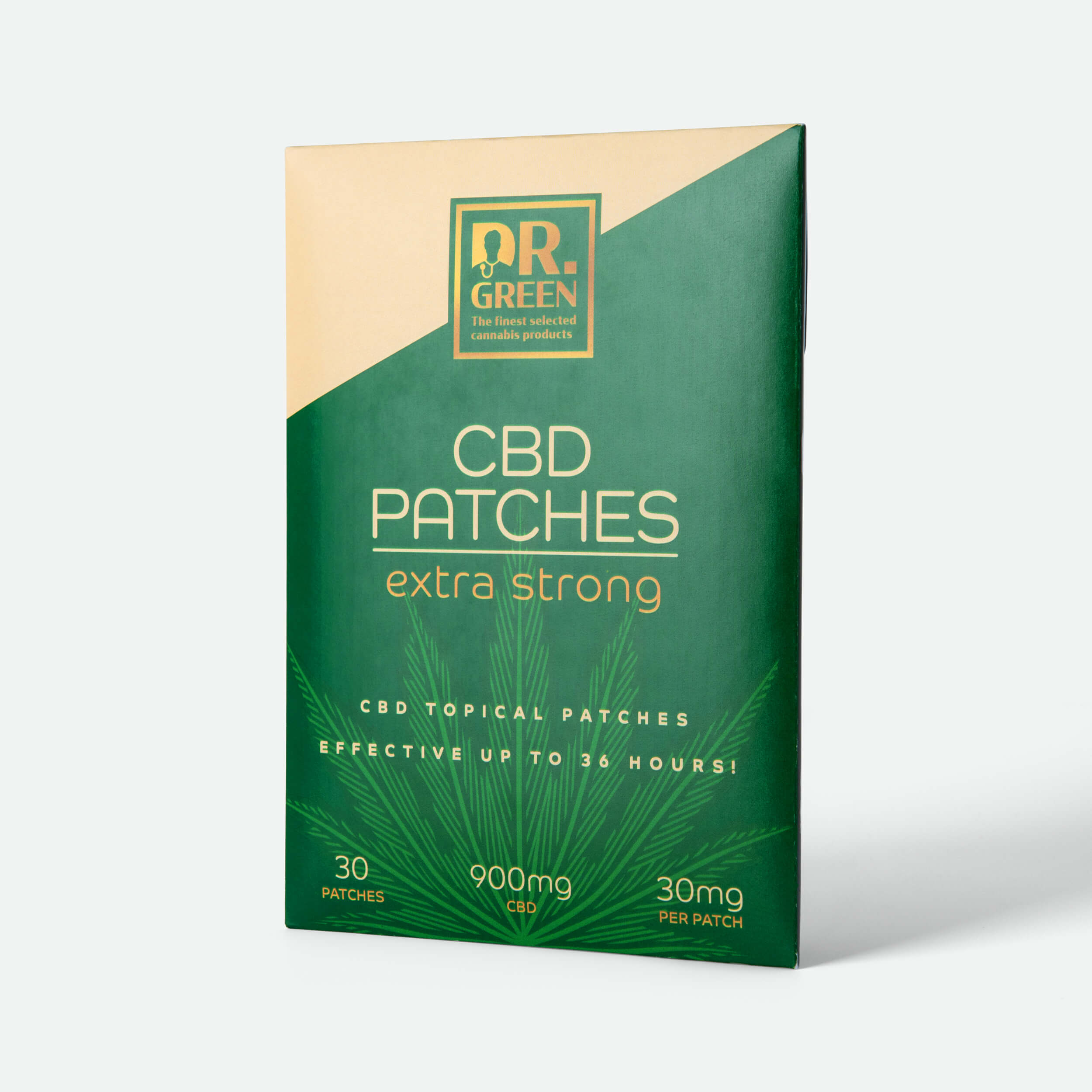 Dr. Green Extra Strong CBD Patches 30mg - Targeted Relief, All Day Long